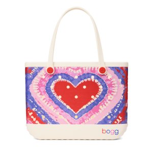 Original Bogg Bag - Dye-licious Heart Buoy Red