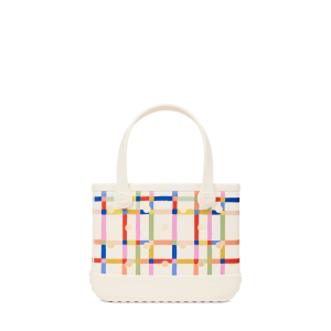 Bitty Bogg Bag - Red. White and Plaid